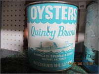 16 oz. Quinby Oyster Can-Quinby,Va