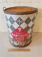Bakerite Tin 20" H