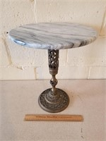 Marble Top Stand 15 x 15 x 17 & 1/2"