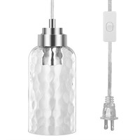 DEWENWILS Plug in Pendant Hanging Light Indoor,