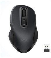 OMOTON 2.4G Computer Ergonomic Wireless Mouse,