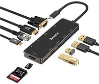 USB C Hub, Aceele Multiport Thunderbolt 3 Dongle