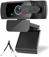 Webcam with Microphone, 1080P HD Webcam with