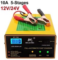 12V/24V Car Battery Charger 5 Stage 1A to15A