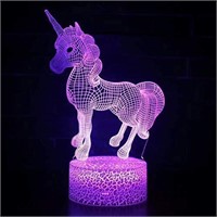 BROKEN TAIL Night Lights Pegasus Flying Horse 3D