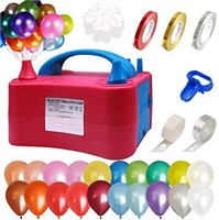 Balloon Pump Electric with Rainbow