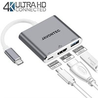 USB C to HDMI Adapter JAVONTEC Multiport Type C