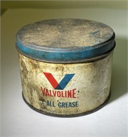 VALVOLINE GREASE CAN