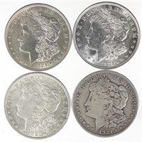 Morgan Silver Dollars (4)