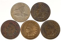 Indian Cents (5)