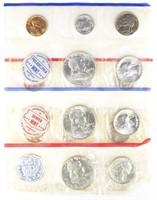 1959 (P) and 1960 (P & D) Mint Sets