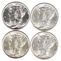 Mercury Dimes - Nice Coins! (4)