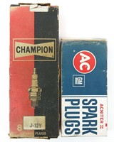 Vintage NOS Champion & AC Spark Plugs