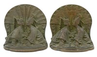 Brass/Bronze Bookends Siam