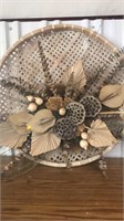 Approx 40in Diameter Floral Wall Art/Decor