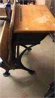 Vintage school desk.