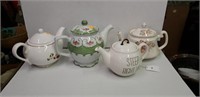 4 ct. - Vintage Teapots