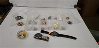 Group Lot Jewelry, Watches, Earrings