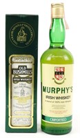 Old Bushmills + Murphy's Irish Whiskey Bottles