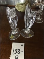 Pair of Waterford Vases ( 7" Tall)