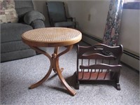 Magazine Rack & Side Table