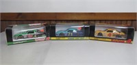 3 Revell Diecast Stock Car Replicas