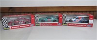 3 Revell Diecast Stock Car Replicas