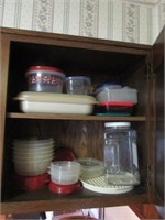 Contents of Cabinet Plasticware