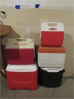 Selection of 5 Coolers