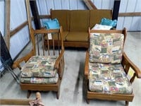 3 PIECE COUCH AND CHAIRS
