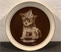 Puppy's World Collector Plate