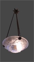 DEGUE ART GLASS LIGHT FIXTURE