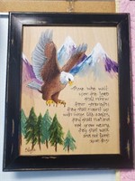 Isaiah 40:31 with Eagle Painting