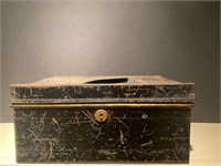 Early 1900's Tin Ballot Document Box