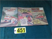 3 Old Railroad Information Books