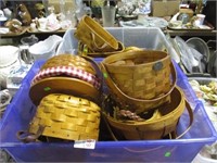 COLLECTION OF PETERBORO BASKETS AND OTHERS