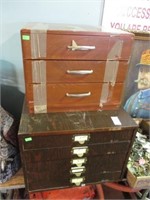 (2) 12" EMPTY WATCH CABINETS