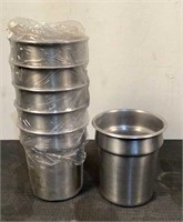 (6) Stainless Steel Warmer Bowls