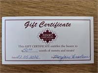 $50 Flesor's Gift Certificate