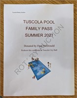 Tuscola Family Pool Pass