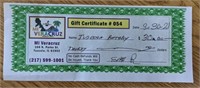 $30 Mi Vera Cruz Gift Certificate