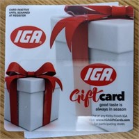 $100 IGA Gift Card