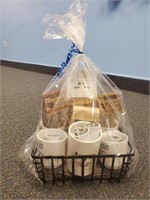 Basket filled with Coffee Items