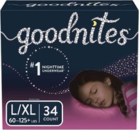 Goodnites Bedwetting Underwear for Girls