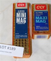 144 ROUNDS OF CCI .22 HOLLOW POINT AMMUNITION