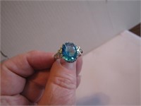 Ornate Ring Size 9 Signed S925