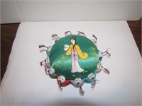 NICE Vintage 5" Oriental Pin Cushion (Geisha)