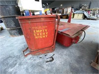 Shop Trash Can, Parts Washing Bin