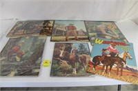 Vintage Western Puzzles-Roy Rogers, Gun Smoke,