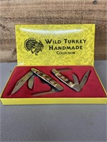 NIB Wild Turkey Collection- 2 Knife Set